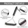 Pack of 2 Brass Grill Brush 30 cm Grill Cleaning