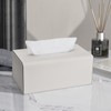 KINGFOM PU Leather Tissue Box Tissue Box Tissue Box for