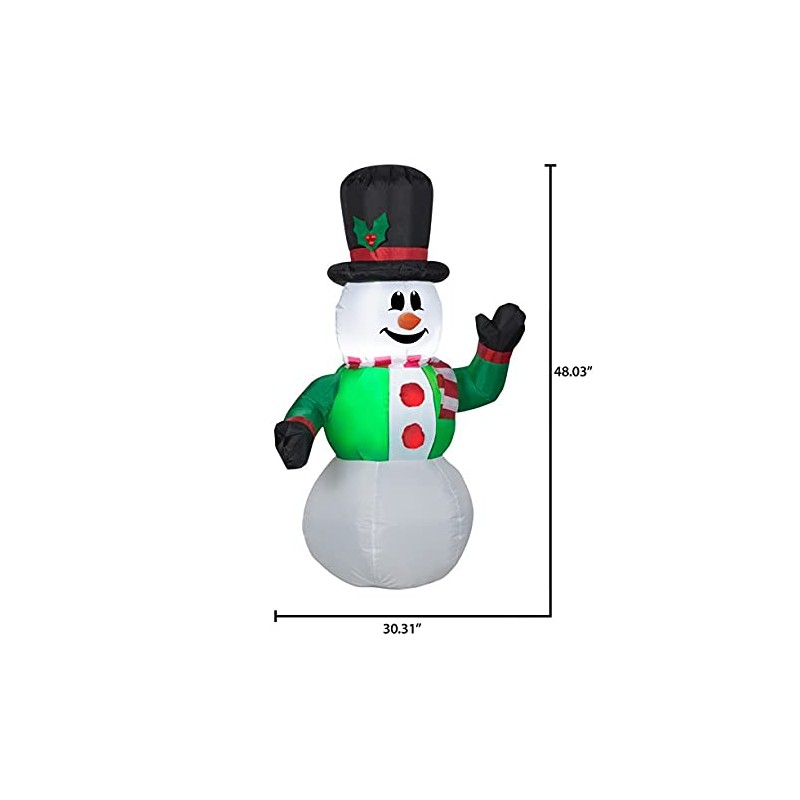 Airblown Inflatables 4ft Top Hat Snowman Inflatable (8542006299)