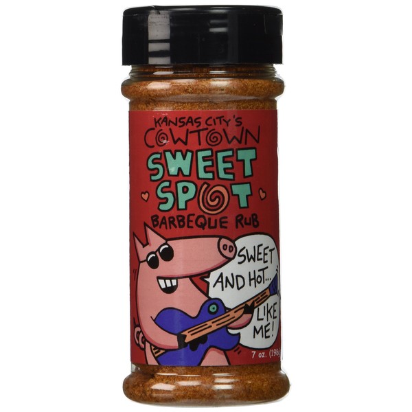 Cowtown Sweet Spot Barbeque Rub, 7-Ounce Shaker Bottle