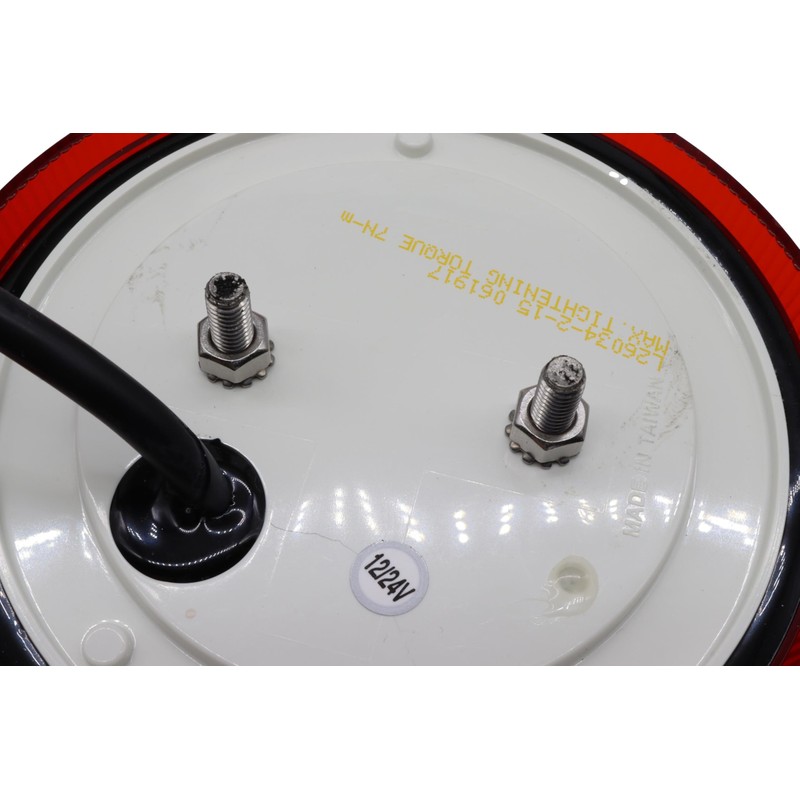 Pair of 12 V/24 V LED Light Round Rear Fog
