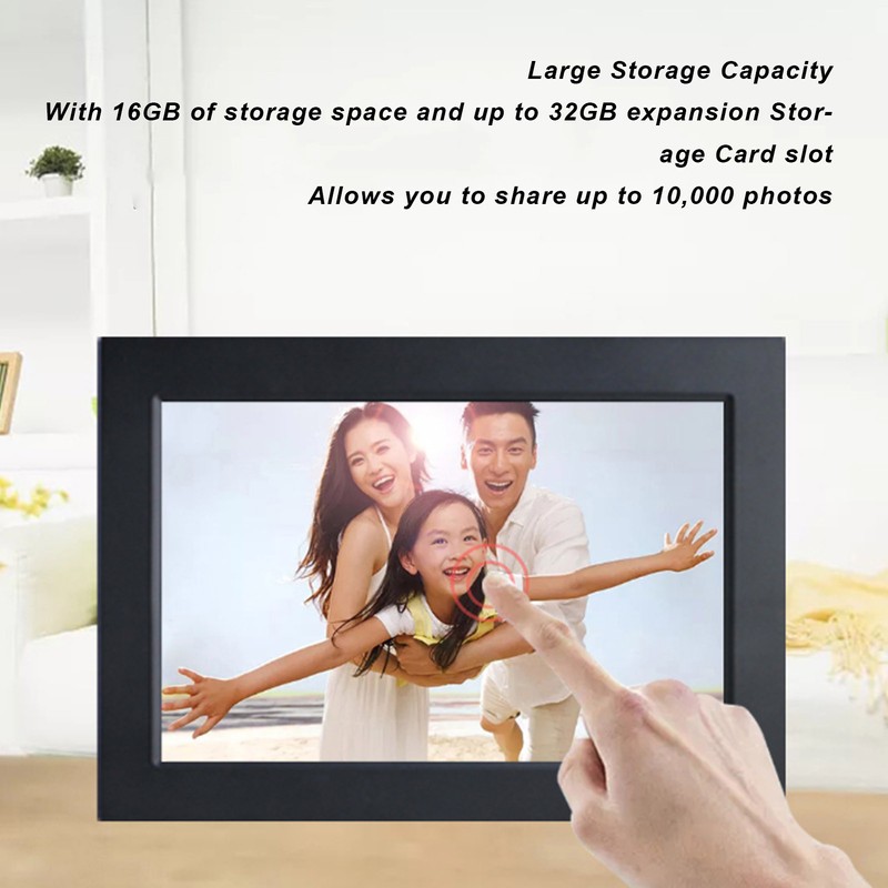 Digital Photo Frame 10.1 Inch HD IPS Touch Screen Auto