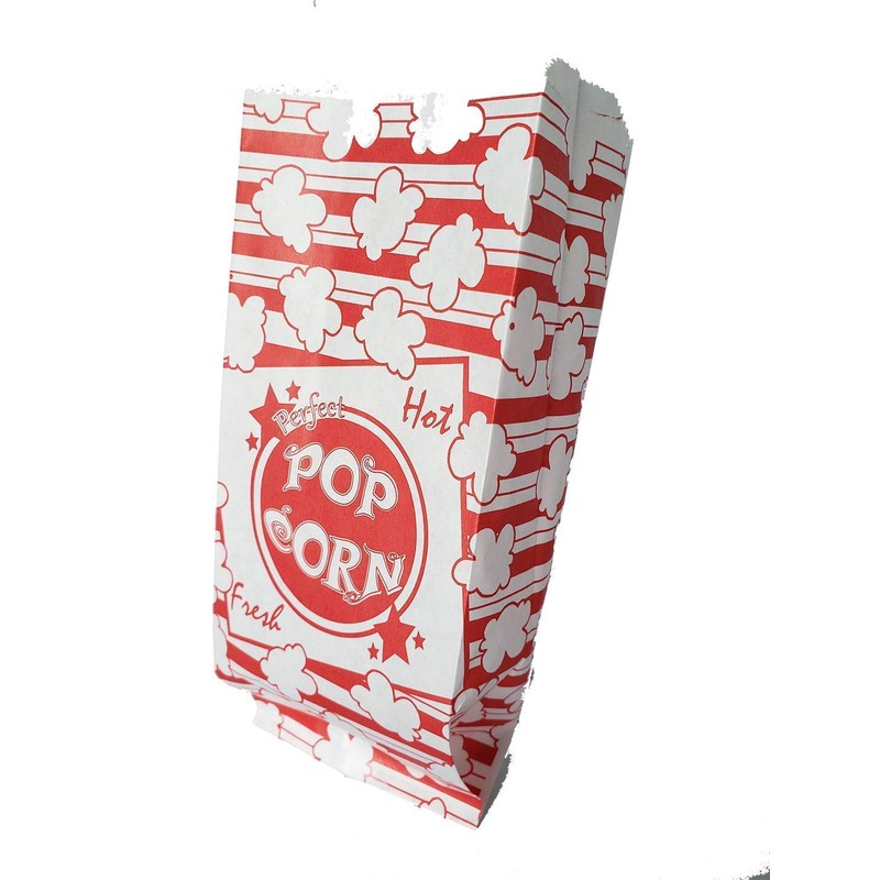 Perfectware 8oz Popcorn Portion Packs Popcorn Bags, PW-Popcorn8oz-W-Bags-131, 8oz-Pack of