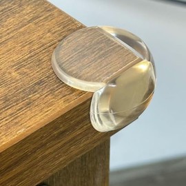 Grelife Clear Corner Protectors, (12 Pack) Transparent Corner Guards for Tables, Desks & Furniture, Easy to Install, Removable, Child-Safe Corner Covers for Baby Protection(1.3")