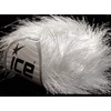 White Extra Long Eyelash Yarn Ice Luxurious Fun Fur 50gr