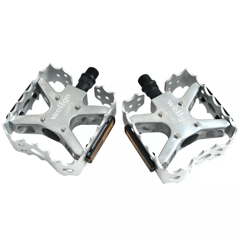 Wellgo Old school BMX MTB Bear Trap 9/16" Bicycle Pedals,