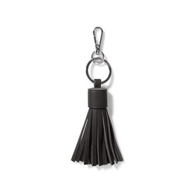 Leatherology Black Onyx Tassel Key Chain