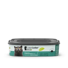 LitterLocker Refills – Square Eco Refill 1pk – Compostable cat Litter Bags
