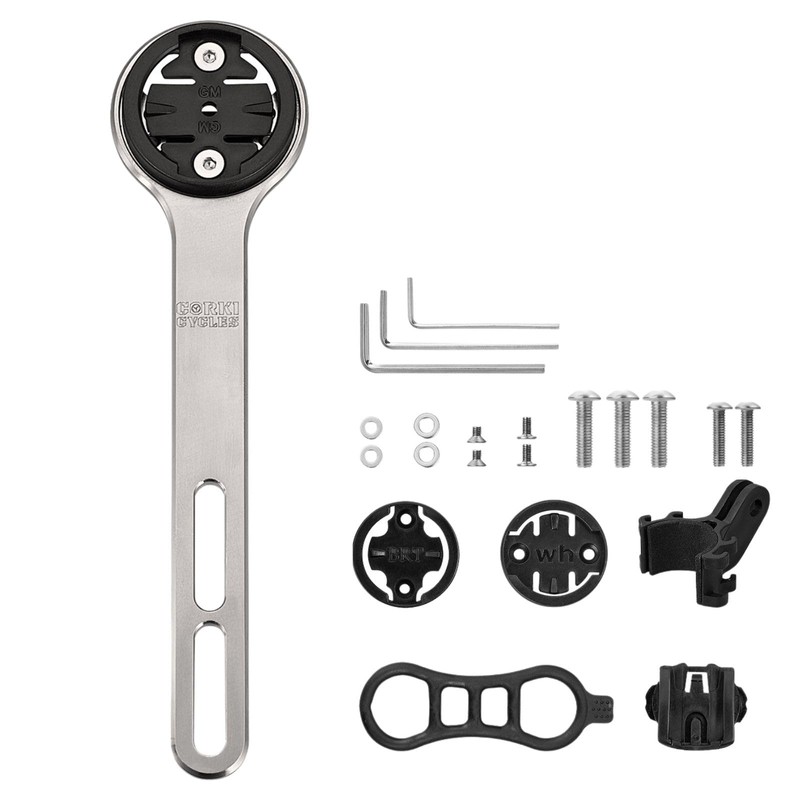 corki Cycles Titanium Stem Headset Upper Cap Bike Mount for