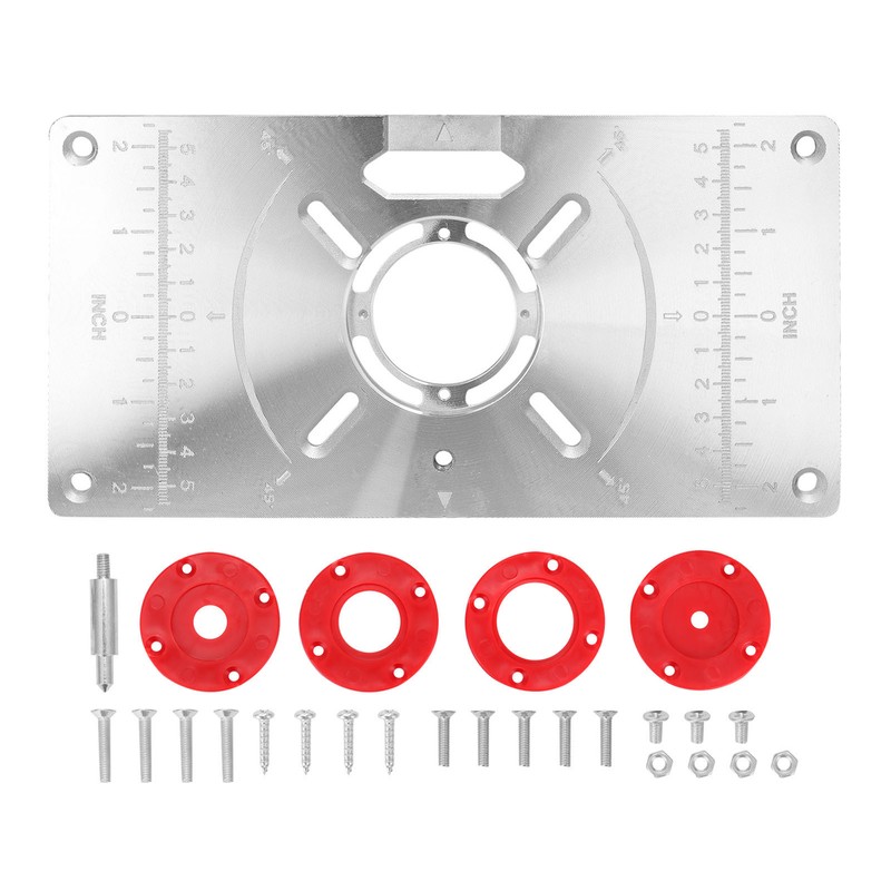 Router Table Insert Plate Aluminum Trimming Machine Engraving Flip Board