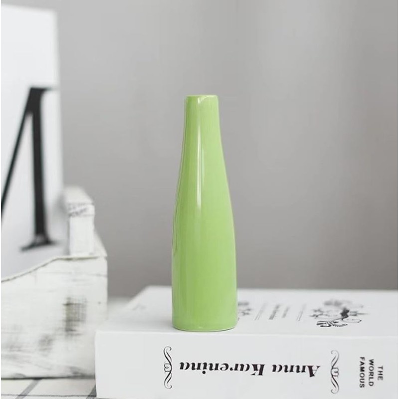 Tall Ceramic Flower Vase Ceramic Bud Vase Decorative Floral Centerpiece