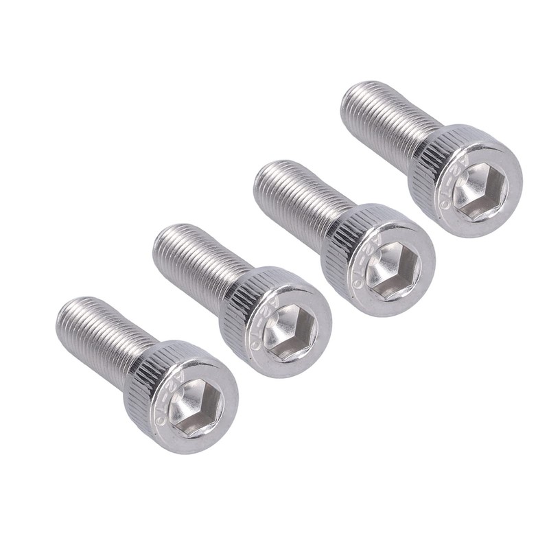 M10X1.25 Schraube M10 1,25 4Pcs Hex Bolt Socket Cap Screw