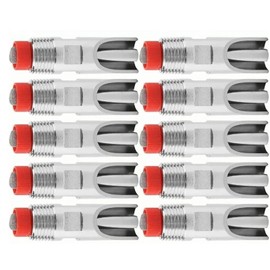 10Pcs Nipple Waterer Stainless Steel Automatic Nipple Waterer Adjustable Prevent Leakage Nipple Drinker Feeder for Cattle Horses Pigs Automatic Nipple Drinker