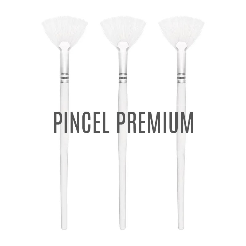 10 Pzs Brochas Premium Para Mascarilla Facial Serum Spa