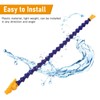 Flexible Coolant Hose, 6pcs Round Nozzle 1/4inch PT Plastic Flexible