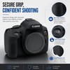 Seltureone Case for Canon EOS Rebel T7/T6 with 2-Pack Screen