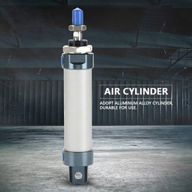 Pneumatic Air Cylinder, MAL 20 * 25 Single Rod Mini Pneumatic Air Cylinder Double Acting 20mm Bore 25mm Stroke