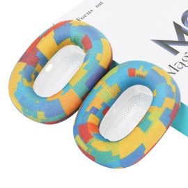 MC magic cushion airpods max Ear Cushions, Transparency Mode and Noise Cancellation Mode Sound Closer to The Original, Magnetic Installation, Support Water Washing (Camouflage Yellow)