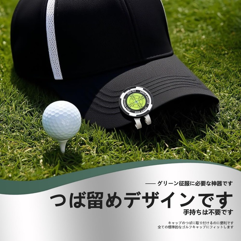 Golf Marker Magnetic Putting Guide High Precision Round Bubble Level