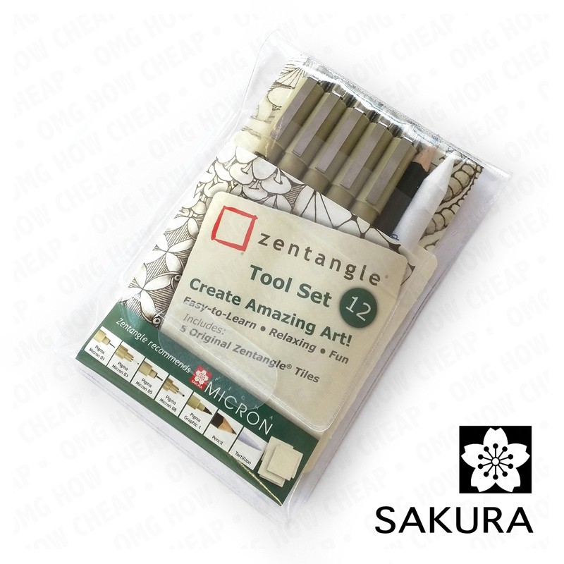 Sakura Zentangle - 12 Piece Art Therapy Tool Set in