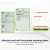 DomestiCore Glass Cutting Board for Kitchen,Dishwasher-Safe Cutting Board,Double-Sided & Heat-Resistant,