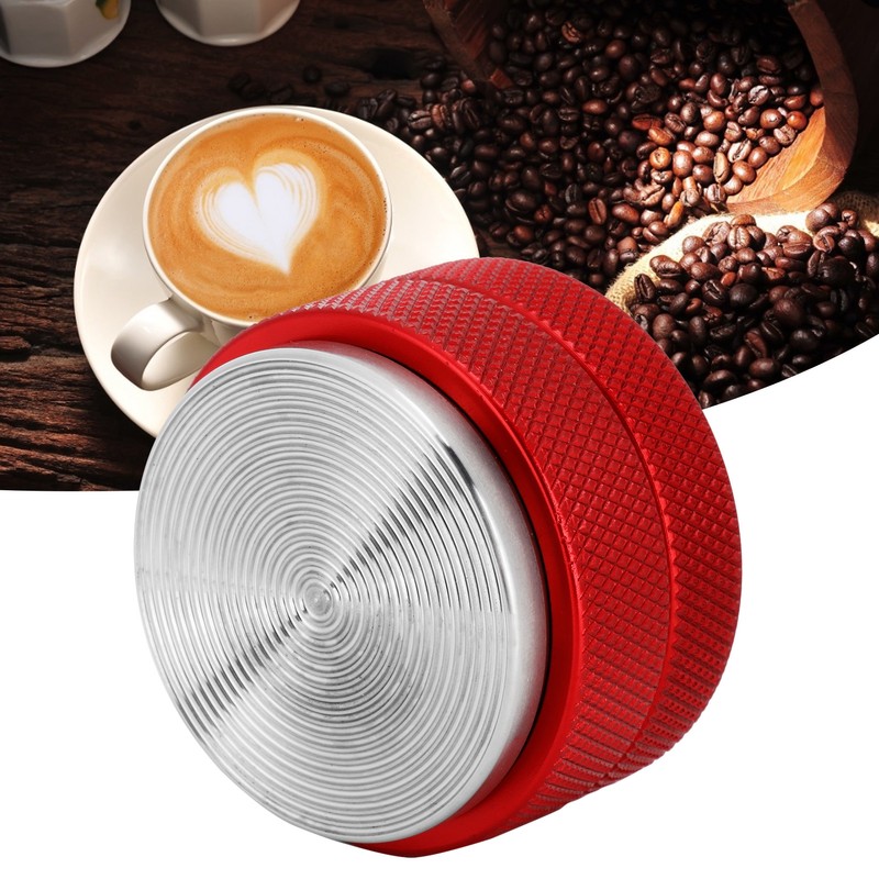 Stainless Steel Coffee Distributor Tamper Coffee Powder Press Hammer Height