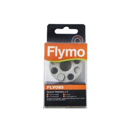 Flymo FLY093 x3 Space Washers for SimpliGlide and EasiGlide Lawnmowers - 529363290, Light Grey