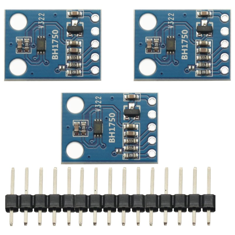 3Pcs BH1750 BH1750FVI Light Intensity Illumination Module Digital Optical Intensity