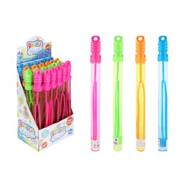 Henbrandt 12 x Large Bubble Swords - 110ml - 32cm - 4 Assorted Colours - Bubble Blower Party Favours Loot Bag Fillers - Kids Summer Toys for Girls and Boys