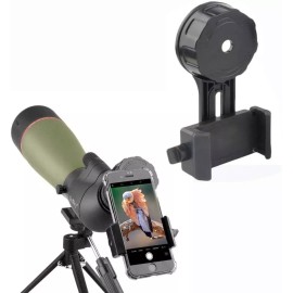 Gosky Spotting Scope Smartphone Camera Adapter Telescope Camera Cell Phone Adapter