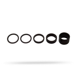 PRO Aluminum Bicycle Headset Spacer (Black - 1 1/8 in)