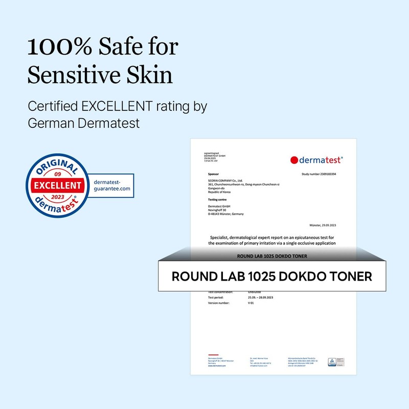 ROUND LAB 1025 Dokdo Toner 6.76 Fl Oz, Oil Control