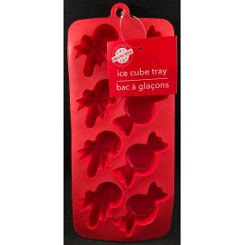 Christmas Candy Novelty Ice Cube - Ice Mold Tray - 8 Mold Tray - Christmas House