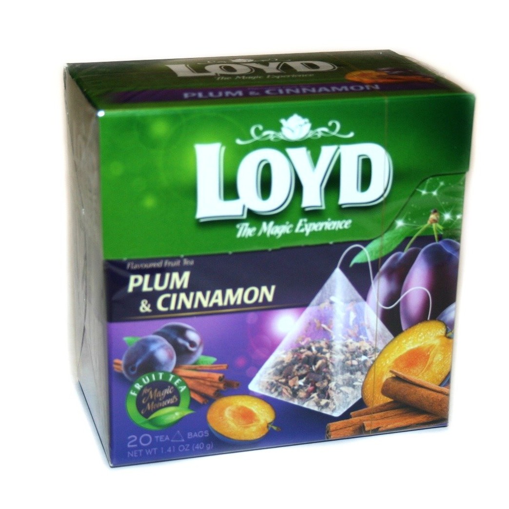 Loyd the Magic Experience Flavoured Fruit Tea Plum & Cinnamon 20 teabags