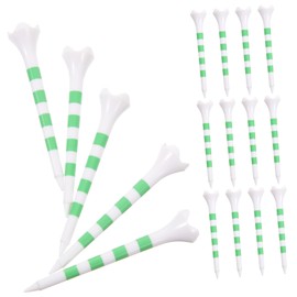 KOMBIUDA 20pcs Professional Golfs Tees Plastic Golfs Tees Plastic Golfs Holders Golfs Spikes