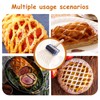 Stainless Steel Pastry Lattice Cutter, Lattice Dough Wheel Cutter with