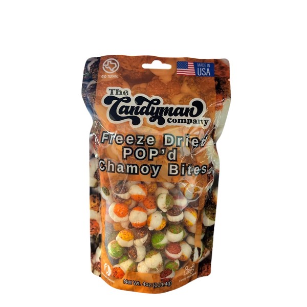 The Candyman Company Freeze Dried fruity Chamoy Bites, 4 oz,
