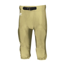 Russell Athletic Deluxe Game Football Pant - Ultimate Performance & Superior Durability with Gripper Technology, and Secure Pad System for Top-Tier Play, Georgia Tech Gold, L