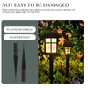 Veemoon 10pcs Solar Light Stakes Replacement Ground Spikes, Plastic Solar