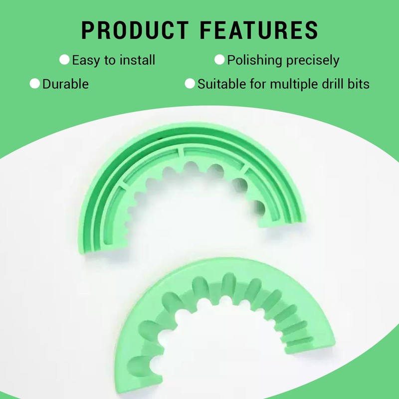 FunnAura Drill Bit Sharpener, Angle Grinder Attachments with 1 Pair