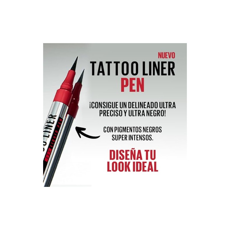 Maybelline Tattoo Liner Delineador de Ojos Larga Duración 48H Color