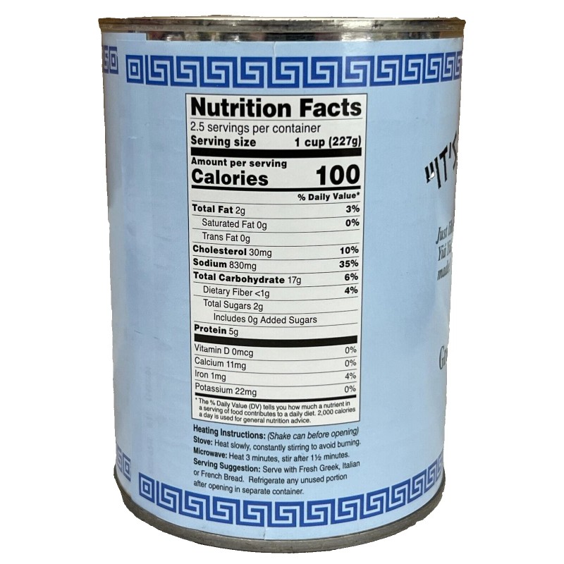 It's Greek To Me Original Gourmet Greek Style Egg Lemon