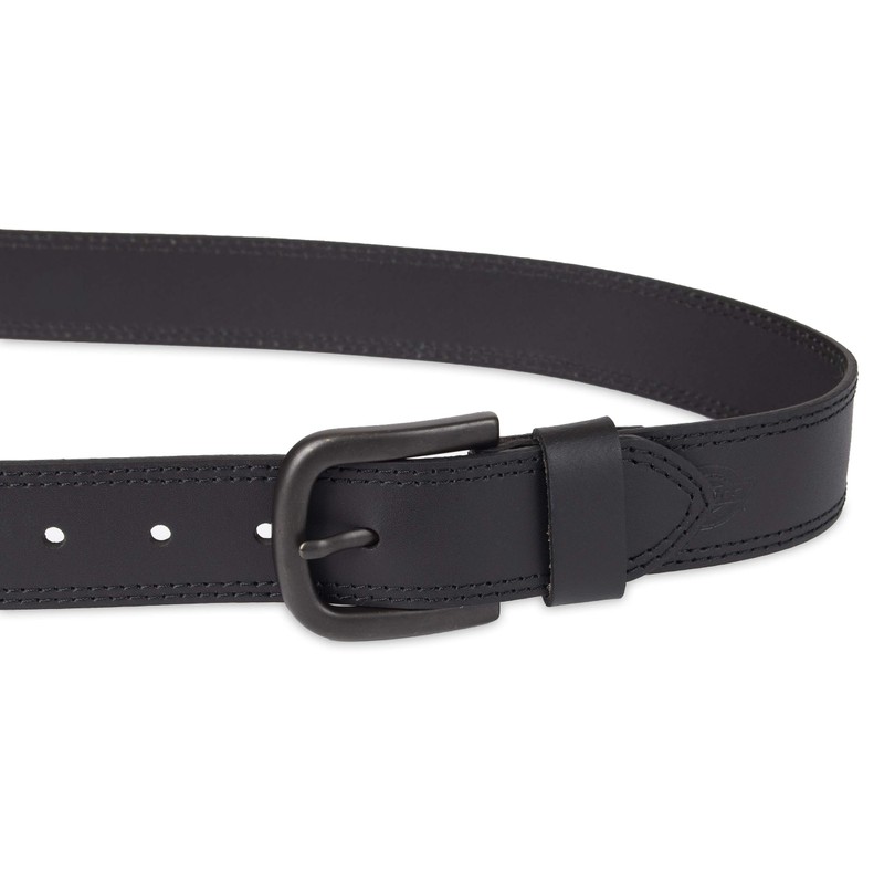 Dickies Cinturón de piel casual para hombre, Negro -, 36