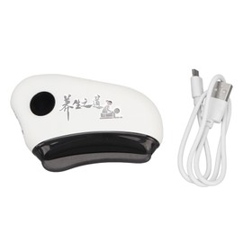 Electric Skin Scraping Board 16 Vibration Gears Red Lighting Hot Compress Gua Sha Massager White