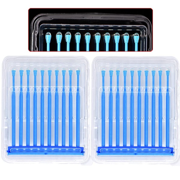 SeeFDENT 20pcs/Box Dental Applicator Sticks Adhesive Tip for Tooth Crown