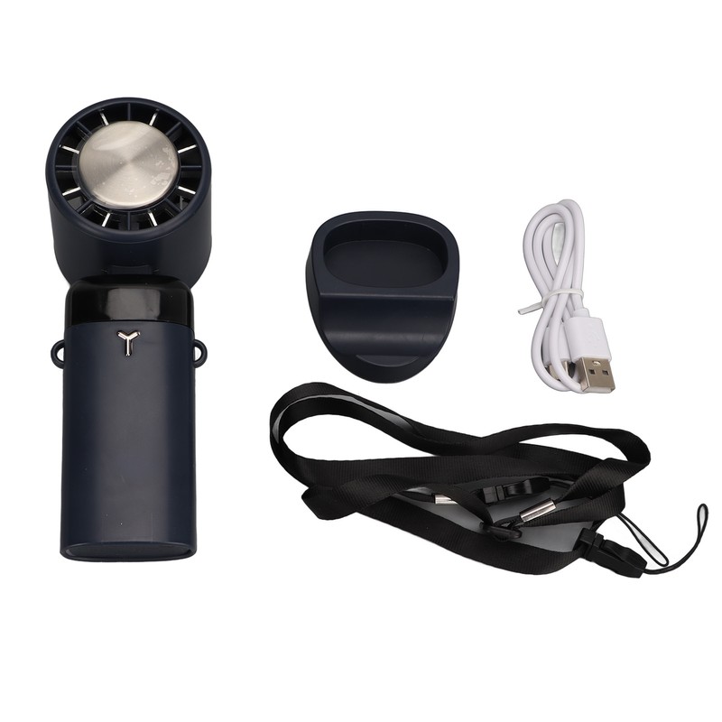 Handheld Fan Quiet Foldable Brushless Motor Digital Display 3600mah 3