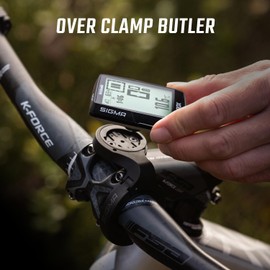 SIGMA ROX 4.0 SE| ciclocomputer wireless GPS e navigazione incl. OVERCLAMP Butler | navigazione GPS outdoor con misurazione dell'altitudine | colore nero | compatibile con le e-bike
