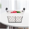 Ciieeo Large Volume Iron Wire Fruit Basket Liner Easy to