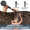 Aolemi 3 Handles Tub Shower Faucet Set with Valve Bathtub