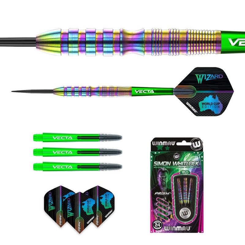 WINMAU Simon Whitlock Urban World Cup Edition 24g Gram Professional